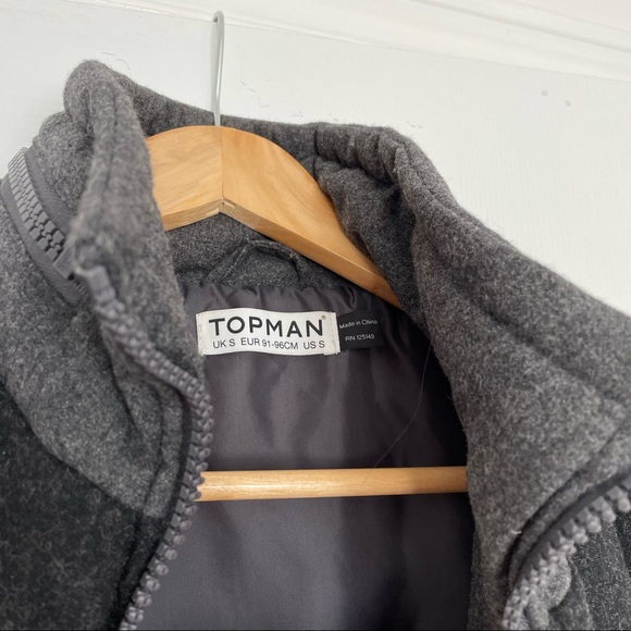 Topman Grey Vest Size S - Picture 5 of 5